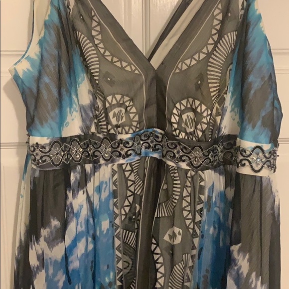 Whimsical blue goddess maxi - Picture 2 of 8